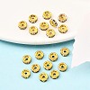 Iron Crystal Rhinestone Spacer Beads X-RB-A009-6MM-G-4