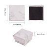 Paper Cardboard Jewelry Ring Boxes LS-CBOX-E012-05A-2