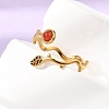 304 Stainless Steel Cuff Open Rings for Women GG-CBA7994-03G-4