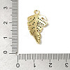 Brass Micro Pave Cubic Zirconia Pendants LS-KK-G534-01B-G-3