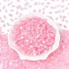 Transparent Spray Painted Glass Seed Beads SEED-L011-10A-12-2