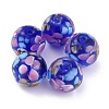 Round Lampwork Beads LAMP-H059-A01-1