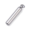 Openable 304 Stainless Steel Urn Ashes Pendants STAS-D097-14P-2