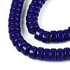 Opaque Solid Color Glass Beads Strands X-GLAA-N026-3x6mm-09-3
