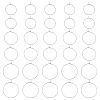 90Pcs 3 Size 316 Surgical Stainless Steel Hoop Earrings Findings STAS-UN0039-41-1