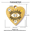 304 Stainless Steel with Enamel Charms SA-OY001-93G-2