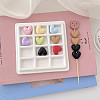 Opaque Acrylic Beads OACR-N163-48-1