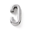 Alloy Letter Slide Charms FIND-A023-17C-2