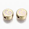 Alloy Enamel Beads ENAM-S122-029G-RS-2