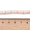 Electroplate Opaque Glass Imitation Pearl Beads Strands EGLA-H113-07A-4