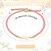 1Pc Adjustable Nylon Cord Slider Bracelets for Women BJEW-LP0001-32R-03-2