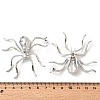 Alloy Rhinestone Stud Earrings EJEW-P321-01P-3
