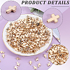 400Pcs CCB Plastic Beads CCB-SP0001-04G-6