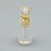 Natural Quartz Crystal Openable Perfume Bottle Pendants G-E556-02A-2