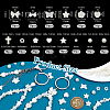500Pcs 14 Styles Imitated Pearl Acrylic Beads PACR-OC0001-01-2