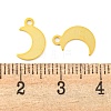 925 Sterling Silver Moon Charms STER-B005-35G-3