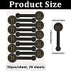 20 Sheets DIY Sealing Stickers AJEW-DJ0004-27-2