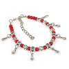 Bohemian Teardrop Alloy Charm Bracelets WG9243-3-2