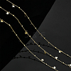CHGCRAFT DIY Star Beaded Satellite Chains Bracelet Necklace Making Kit DIY-CA0005-09-7