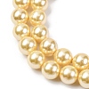 Electroplated Shell Pearl Beads Strands BSHE-G041-8mm-01-3