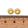 Tibetan Style Spacer Beads TIBEB-S030-G-FF-3