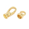 Brass Fold Over Clasps KK-U016-25G-2