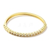 Brass Micro Pave Clear Cubic Zirconia Hinged Bangles for Women BJEW-Z061-15A-2