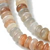 Natural Multi-Moonstone Beads Strands G-A092-F03-02-4