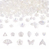 182Pcs 100G Transparent Acrylic Beads OACR-TA0003-66A-1