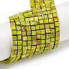 Dyed Synthetic Imperial Jasper Beads Strands G-H087-F02-01C-1-1