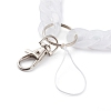 Acrylic Curb Chain Mobile Straps HJEW-JM00451-01-2