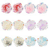 30Pcs 6 Colors Luminous Resin Cabochons CRES-TA0001-79-2