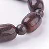 Natural Mixed Stone Beads Stretch Bracelets BJEW-K164-D-3