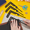 2 Sets Acrylic Book Cover Guide AJEW-UN0001-93B-2