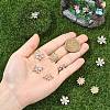 4Pcs 4 Styles K9 Glass & Cubic Zirconia Connector Charms FIND-YW0011-98-5