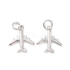 Rack Plating Brass Charms X-ZIRC-C042-09P-3