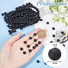 GOMAKERER 4 Strand Natural Lava Rock Round Beads Strands G-GO0001-02-2