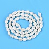 Natural Baroque Keshi Pearl Beads Strands PEAR-N031-01B-3