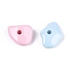 Baking Paint Opaque Acrylic Beads OACR-N142-01-2