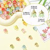 90Pcs 9 Colors Acrylic Pendants OACR-CJ0002-58-2