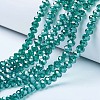 Electroplate Glass Beads Strands EGLA-A044-T1mm-A18-1