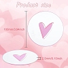 6Pcs Transparent Acrylic Cup Mats AJEW-FG0002-10B-2