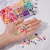 2400Pcs 15 Colors Handmade Polymer Clay Beads CLAY-YW0001-27B-8