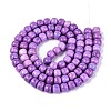 Ombre Effect Dyed Glass Beads Strands GLAA-N067-01A-11-2