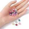 Transparent Crackle Acrylic Beads CACR-YW0001-09B-4