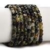 Natural Green Tourmaline Beads Strands GG-CBAA9B4-D01-02-2