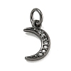 Brass Cubic Zirconia Pendants KKB-L215-046B-1