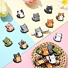 60Pcs 12 Colors Pet Theme PVC Plastic Cabochons FIND-CJ0002-56-6