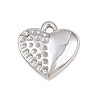 304 Stainless Steel Pendant Rhinestone Settings SA-CBA038A-01C-P-1