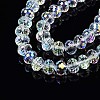 Electroplate Transparent Glass Beads Strands X-EGLA-N002-16-B03-6